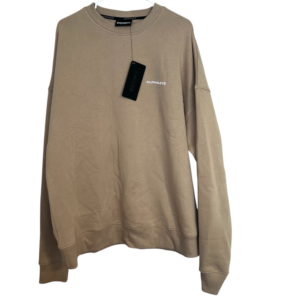 Alphalete Tan Crewneck Sweater